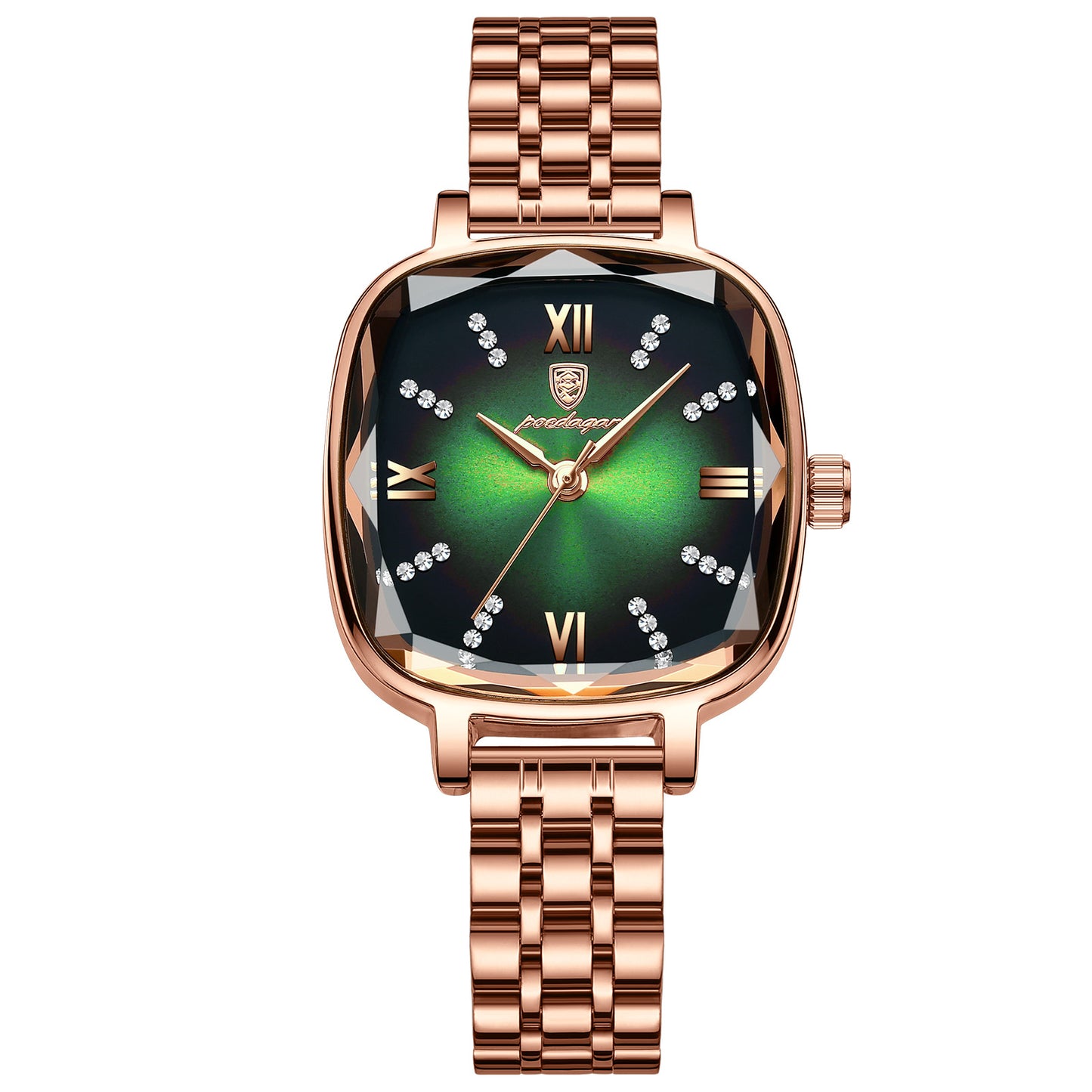 Swiss brand waterproof women's watch small square ultra-thin quartz watch