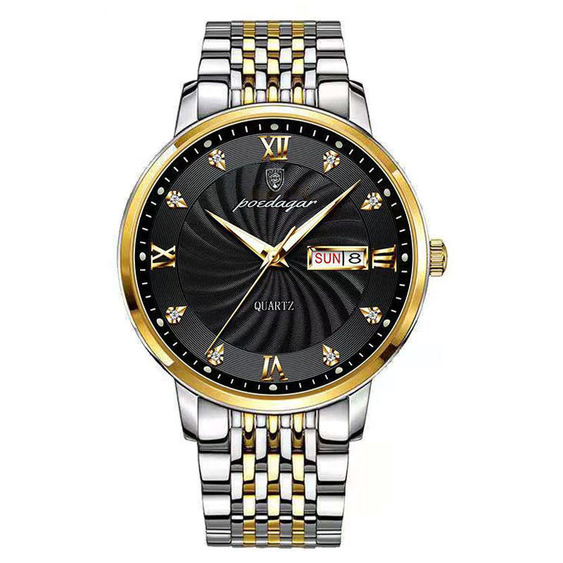 Baidaque's new men's watch for male students, luxurious and trendy fashion watch