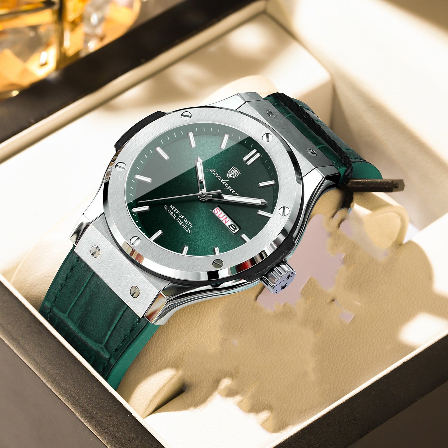 Swiss brand men's watch waterproof night light luxury new quartz watch