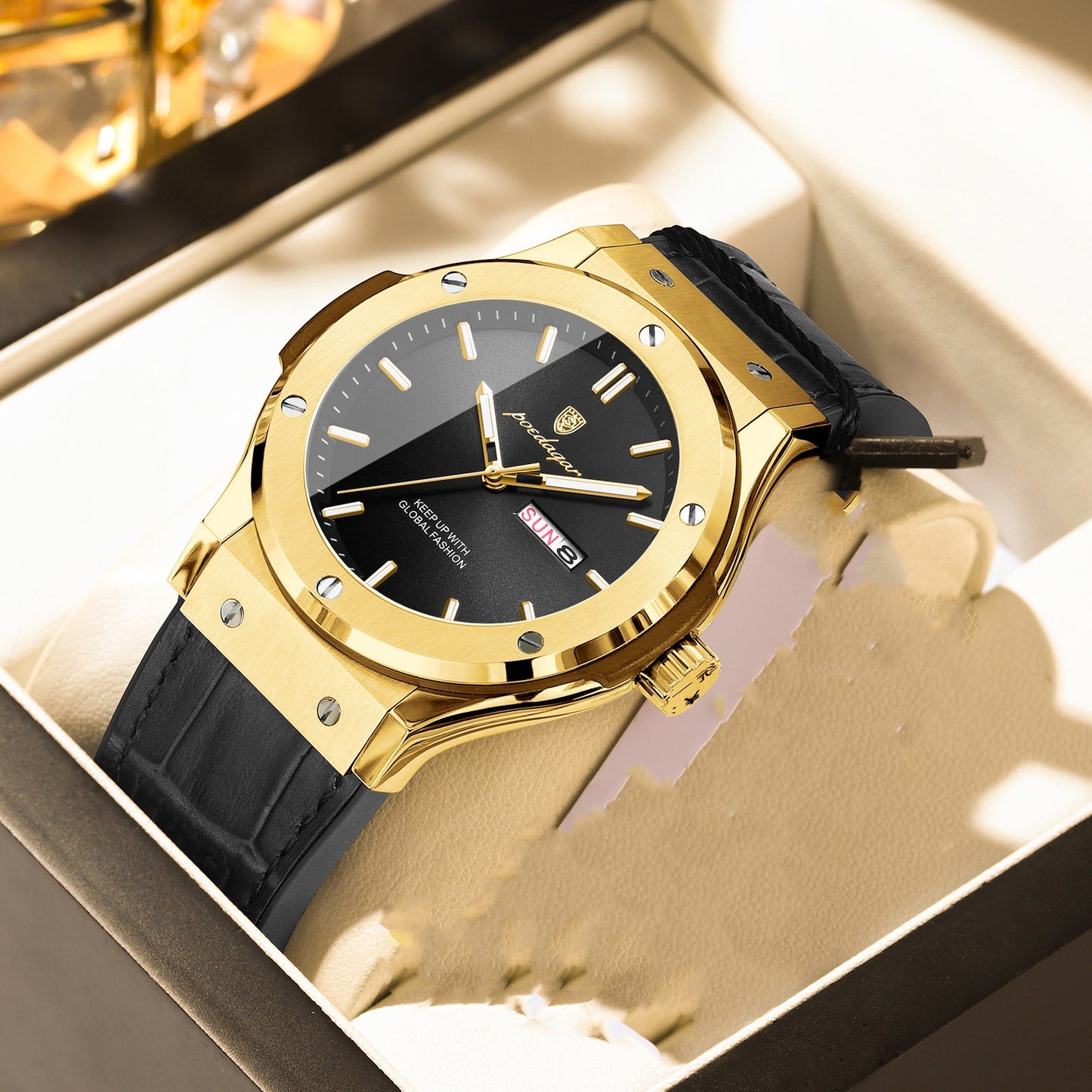 Swiss brand men's watch waterproof night light luxury new quartz watch