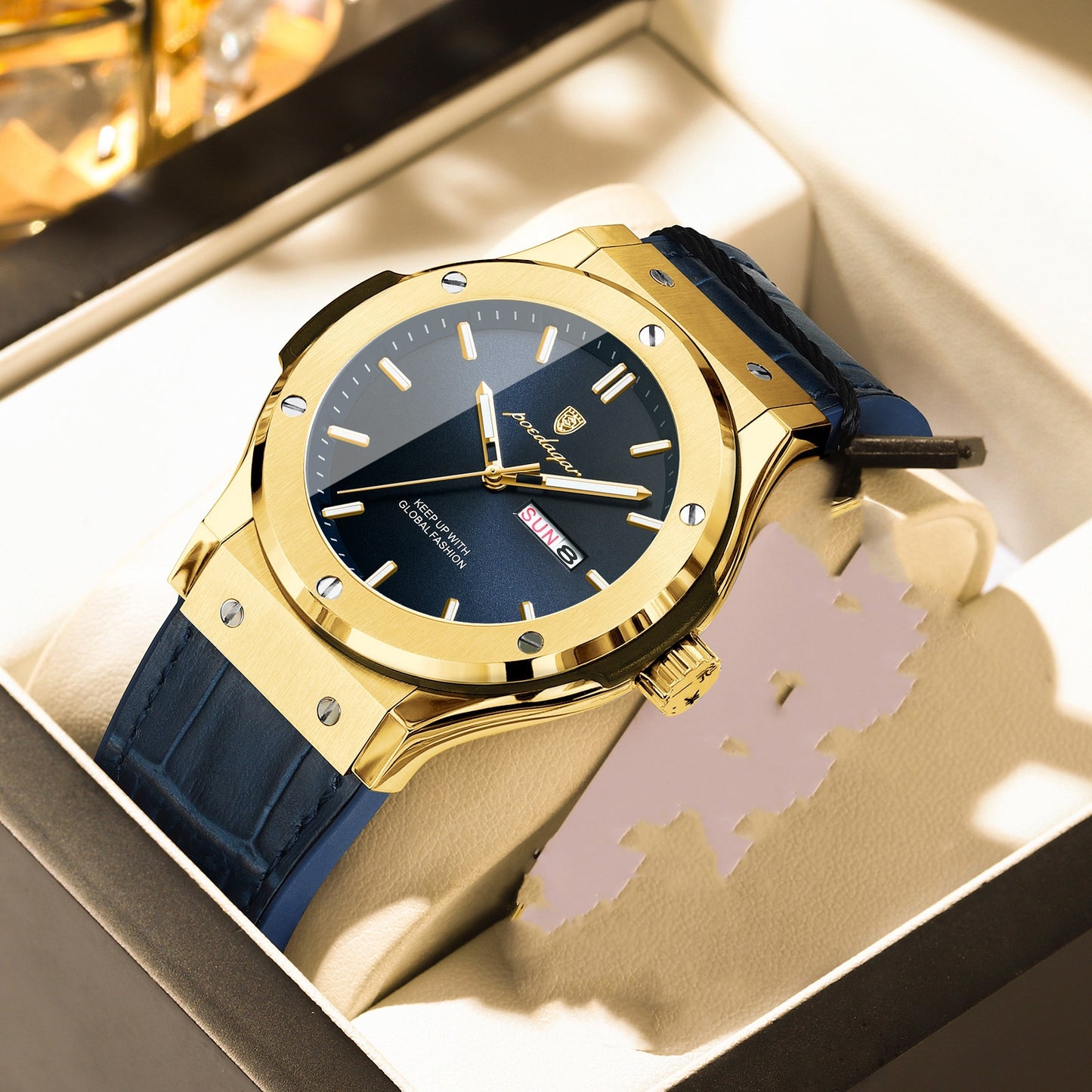 Swiss brand men's watch waterproof night light luxury new quartz watch