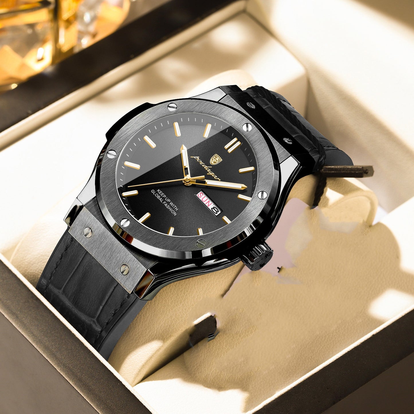 Swiss brand men's watch waterproof night light luxury new quartz watch