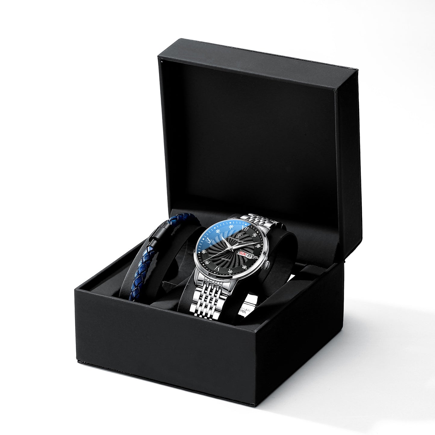 Baidaque's new men's watch for male students, luxurious and trendy fashion watch