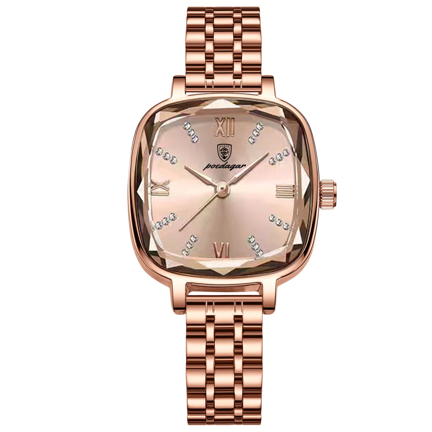 Swiss brand waterproof women's watch small square ultra-thin quartz watch