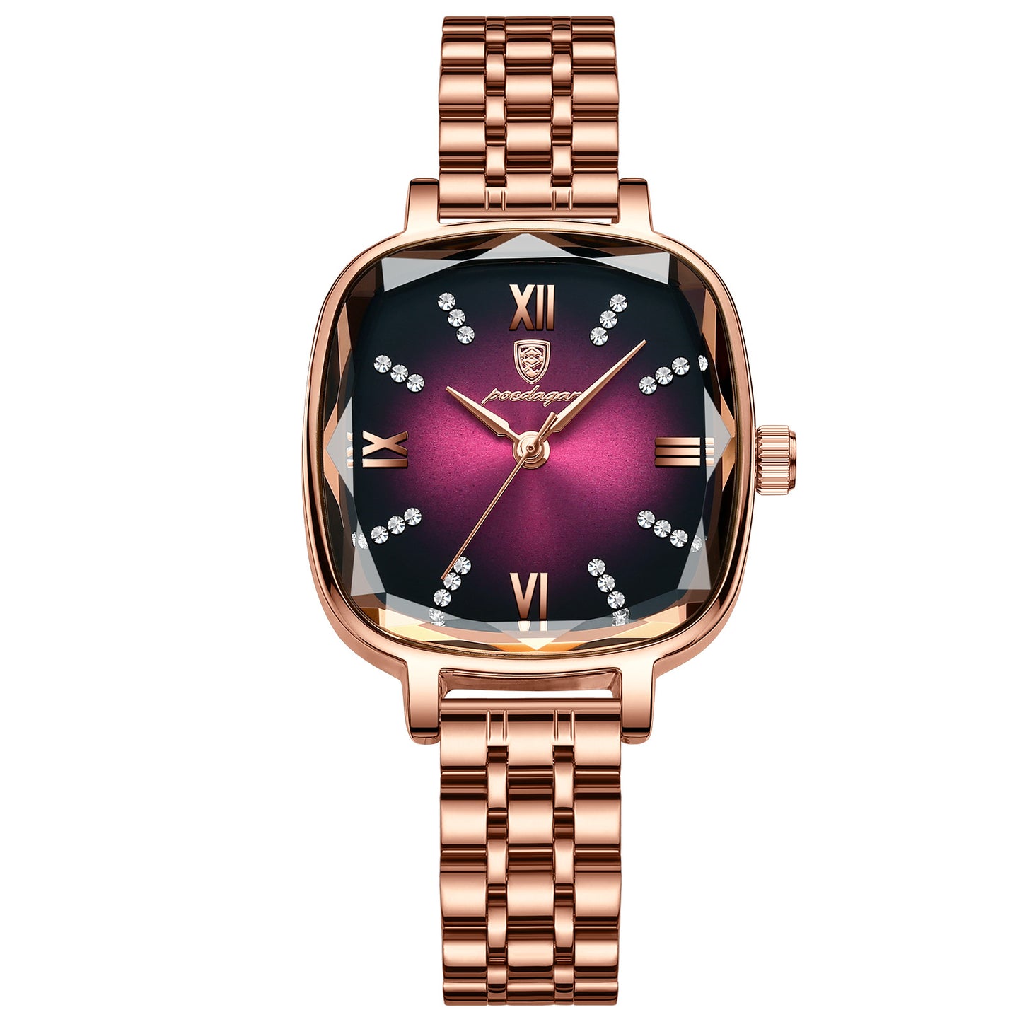 Swiss brand waterproof women's watch small square ultra-thin quartz watch