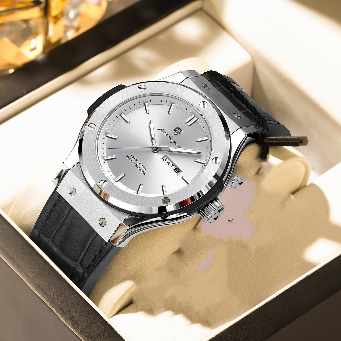 Swiss brand men's watch waterproof night light luxury new quartz watch