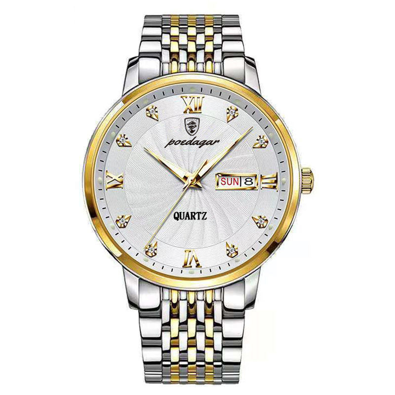 Baidaque's new men's watch for male students, luxurious and trendy fashion watch