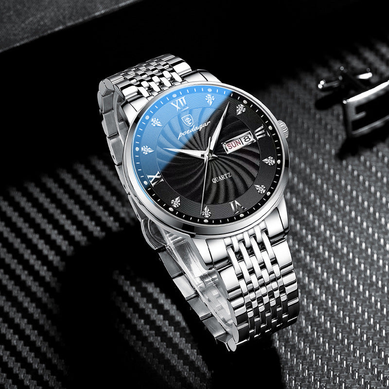 Baidaque's new men's watch for male students, luxurious and trendy fashion watch