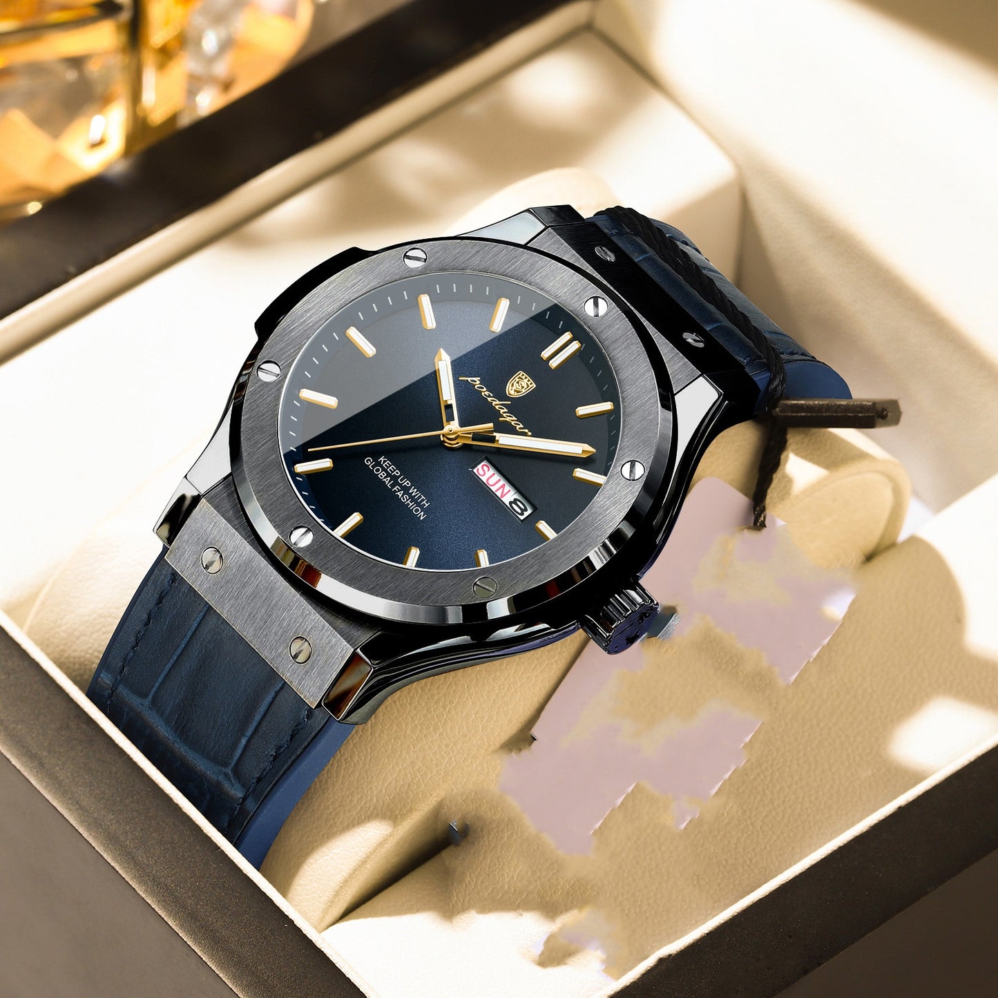 Swiss brand men's watch waterproof night light luxury new quartz watch